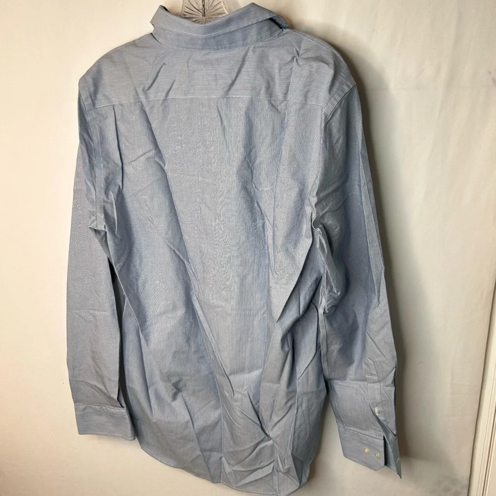 Banana Republic Men’s Slim Fit Non-Iron 100% Cotton Blue Shirt Button-up Size M